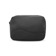 Bolsa multiusos em microfibra com zíper. 130 x 90 x 65 mm