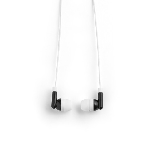 Fone de ouvido  Cabo de 1,25 m com ligação stereo 3,5 mm  Fornecido em caixa de PS/ABS