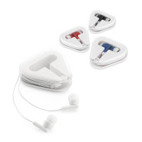 Fone de ouvido  Cabo de 1,25 m com ligação stereo 3,5 mm  Fornecido em caixa de PS/ABS