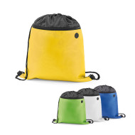 Mochila 210D com bolso frontal e saida para fone de ouvido COLMAR