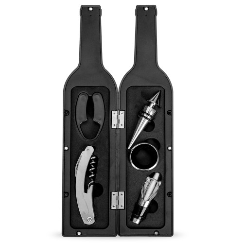 Kit Vinho Garrafa 5 pecas Kit Vinho Garrafa 5 pecas