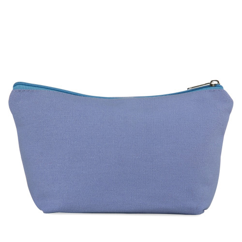 Necessaire de lona colorida com zíper, forro de poliéster Necessaire de lona colorida com zíper, forro de poliéster