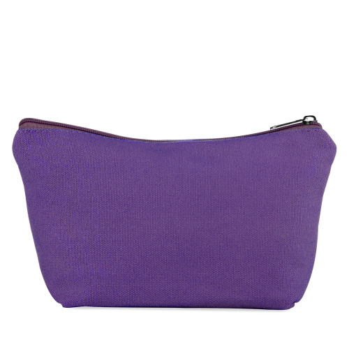 Necessaire de lona colorida com zíper, forro de poliéster Necessaire de lona colorida com zíper, forro de poliéster