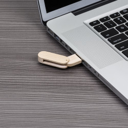 Pen Drive 8GB Bambu Giratório