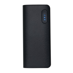 Power Bank Plastico com Indicador Digital e Lanterna 5600mah